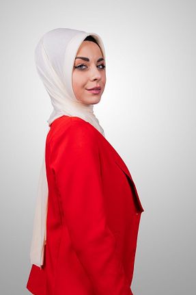 شال بژ زنانه ویسکون Şalcenneti.com - کد 894875968