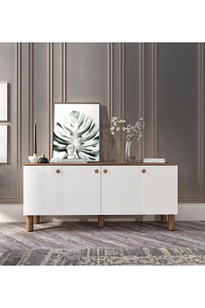کنسول سفید MDF KZNMOB HOME - کد 894898742