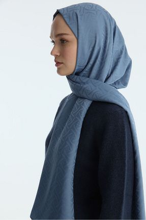 شال سرمه ای زنانه پنبه پلی استر cs camellia scarf - کد 894901370
