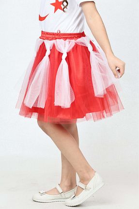 دامن سفید بچه گانه پنبه ای Kuraff Giyim - کد 897206148