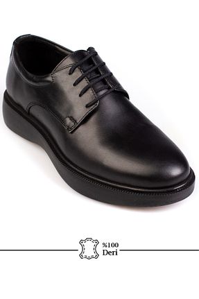 کفش کلاسیک مشکی مردانه چرم خالص maximoda - کد 894933937
