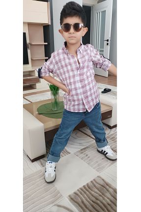 ست بالاتنه و پائین تنه زرشکی بچه گانه بافتنی LİAR.GİYİM - کد 896520812