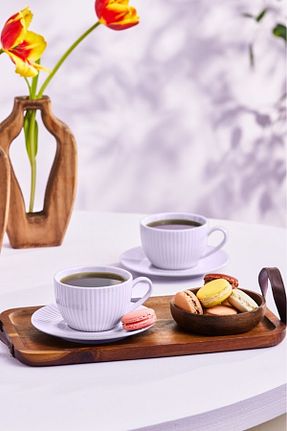 فنجان چای بنفش استخوان چینی Karaca - کد 885938567