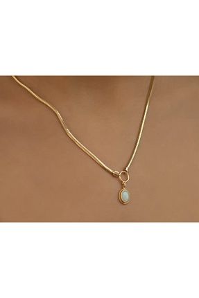 گردنبند طلا زرد زنانه 14 عیار Safir Kuyumculuk - کد 250692873