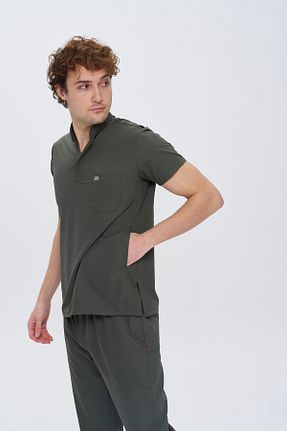 ست بالاتنه و پائین تنه خاکی مردانه ویسکون DENİZ MEDİKAL GİYİM - کد 896491483
