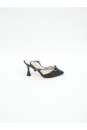 کفش مجلسی مشکی زنانه چرم مصنوعی EYMEN SHOES - کد 896482620
