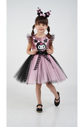 لباس صورتی بچه گانه پولک دوزی Delfini kids - کد 896484670
