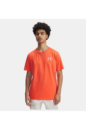 تیشرت نارنجی مردانه یقه دوچرخه Under Armour - کد 896484466
