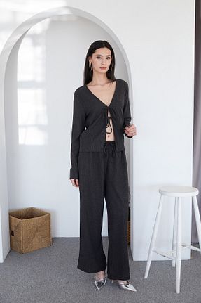 رویه طوسی زنانه رگولار Fullamoda - کد 894849009