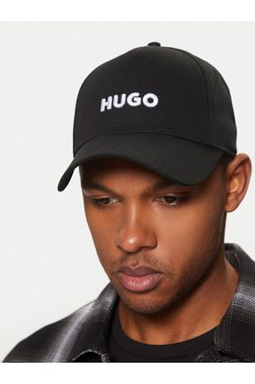 کلاه مشکی مردانه پنبه ای HUGO - کد 894815689