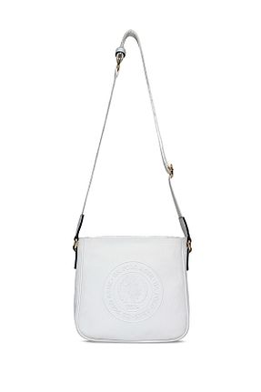 کیف پستچی سفید زنانه چرم مصنوعی U.S. Polo Assn. - کد 894896285