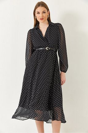 لباس مشکی زنانه بافتنی Bianco Lucci - کد 894897533