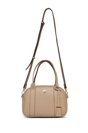 کیف پستچی بژ زنانه چرم مصنوعی U.S. Polo Assn. - کد 894899214