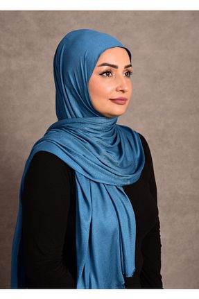 شال آبی زنانه ویسکون Şalcenneti.com - کد 894880293