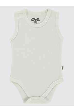 بادی و سرهمی نوزادی سفید بچه گانه الاستین Civil Baby - کد 894837429