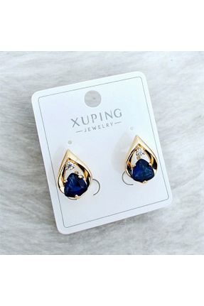 گوشواره استیل (فولاد) سرمه ای رودیوم XUPING JEWELRY - کد 894890228