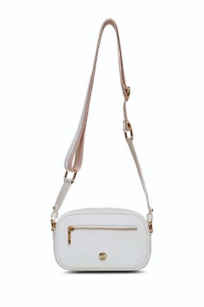 کیف پستچی سفید زنانه چرم مصنوعی U.S. Polo Assn. - کد 894858608