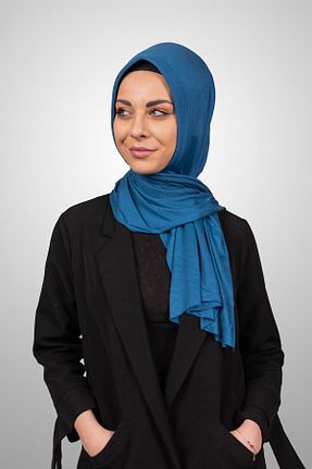 شال آبی زنانه ویسکون Şalcenneti.com - کد 894899054