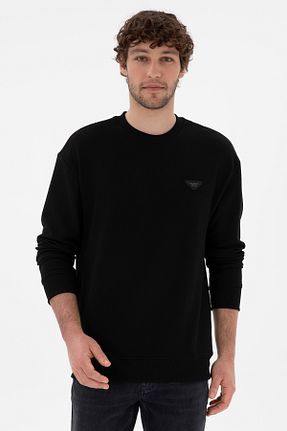 سوئیشرت مشکی مردانه ساده U.S. Polo Assn. - کد 894812052