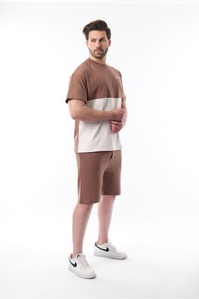 شلوارک و برمودا قهوه ای مردانه رگولار Madmext - کد 894810470