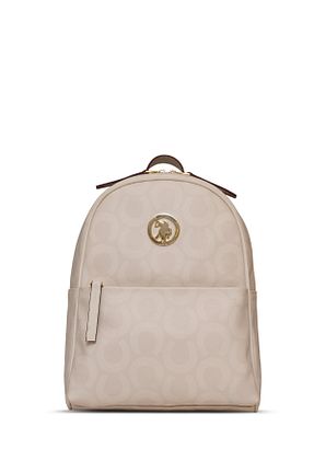 کوله پشتی نباتی زنانه چرم مصنوعی U.S. Polo Assn. - کد 894901879