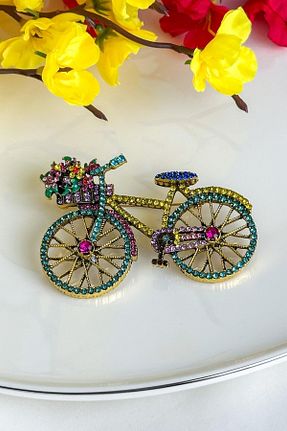 سنجاق سینه زنانه فلزی Enfes Takı - کد 894889780