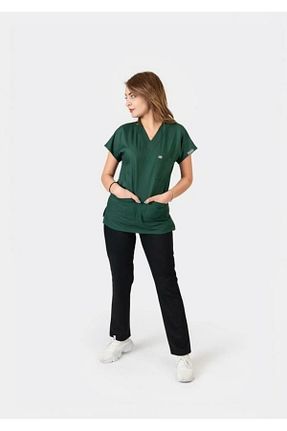شلوار مشکی زنانه پاچه ساده DENİZ MEDİKAL GİYİM - کد 894849922