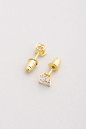 گوشواره نقره زرد زنانه 925 عیار So Chic - کد 839863103