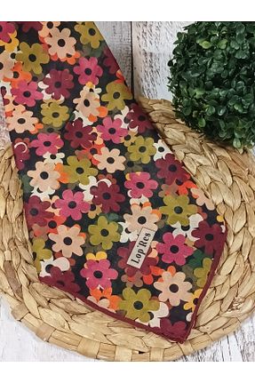روسری زرشکی پنبه ای Aydmr Aksesuar - کد 894937057