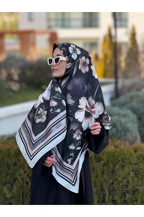 روسری رنگی پلی استر Ahivera - کد 894984729