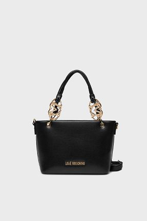 کیف دوشی مشکی زنانه چرم مصنوعی Love Moschino - کد 895009826