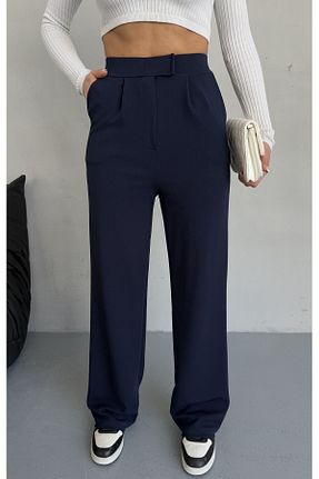 شلوار سرمه ای زنانه پلی استر moda armanc - کد 895015068
