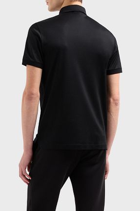 پولوشرت مشکی مردانه Liyosel Emporio Armani - کد 896526488