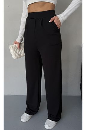 شلوار مشکی زنانه پلی استر moda armanc - کد 804460019