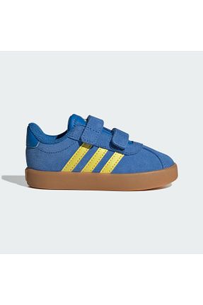 کفش اسنیکر آبی بچه گانه چسبی adidas - کد 896530938
