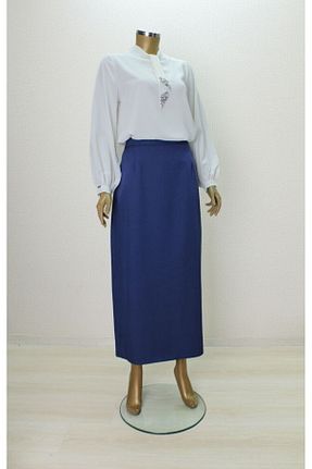 دامن حجاب سرمه ای زنانه Kalem PERFECT - کد 841660090