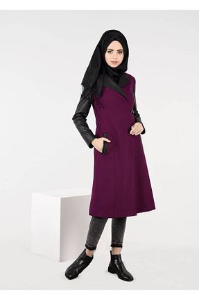 ترنچکت حجاب صورتی زنانه مخلوط ویسکون TRENDTESETTÜR - کد 94523872