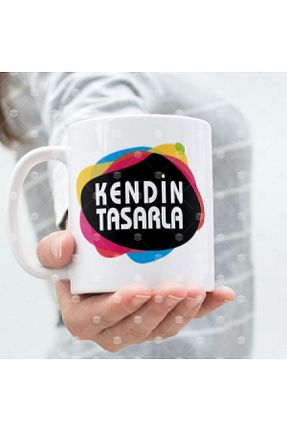 لیوان آب سفید سرامیک Gülefli Kızı - کد 688666562