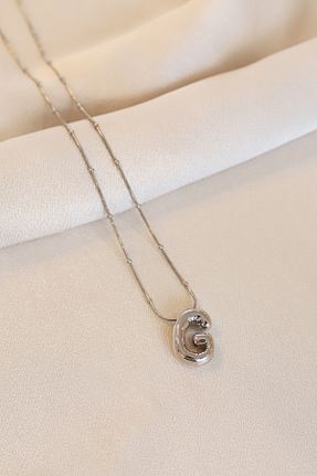 گردنبند استیل ( فولاد ) سبز زنانه استیل (فولاد) Brillo - کد 895056807