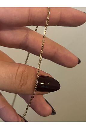 گردنبند استیل ( فولاد ) زرد استیل ضد زنگ Hoop jewelery - کد 895104259