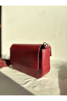 کیف دوشی زرشکی زنانه SOFT - کد 895066452