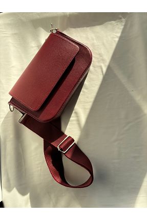 کیف دوشی زرشکی زنانه SOFT - کد 895066452