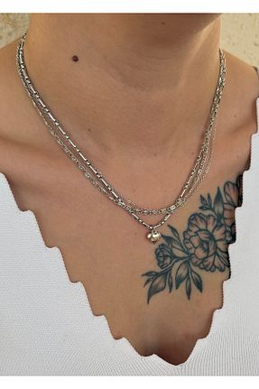 گردنبند جواهر زنانه برنجی takıtarzım - کد 895131061