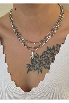 گردنبند جواهر زنانه برنجی takıtarzım - کد 895131315