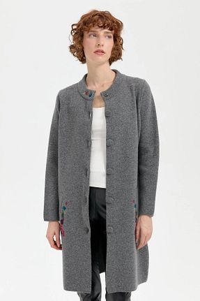 رویه طوسی زنانه Fitted Desen Triko - کد 895133882
