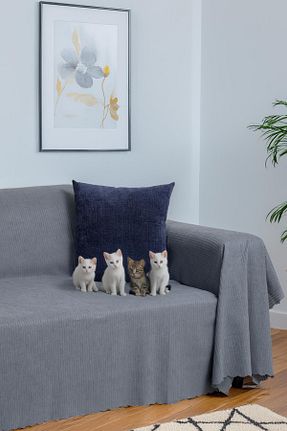 کاور مبل طوسی میکروفیبر Latuda Home - کد 895132983