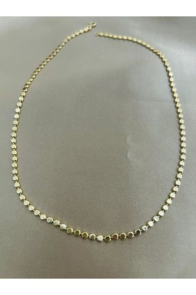 گردنبند استیل ( فولاد ) طلائی استیل (فولاد) xUPING - کد 895165896