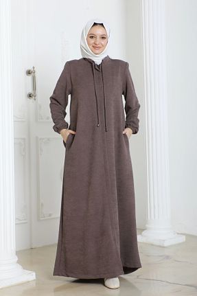 کلاه و ابایا رنگی زنانه بافت Nevayla Moda - کد 895175003