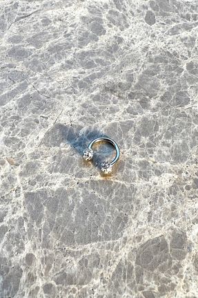 پیرسینگ طوسی زنانه MOONİ ACCESSORİES - کد 895171492