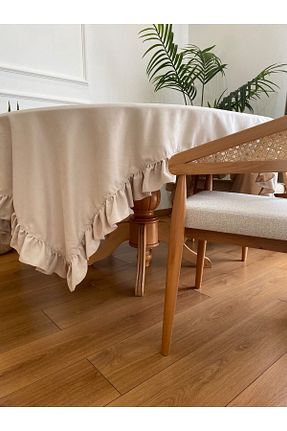 رومیزی بژ Dertsiz Decamor home - کد 469323884